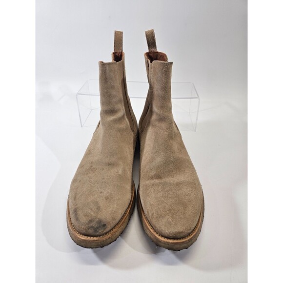 ORO 13 Alicante Crepe Chelsea Boots Tan Suede‎ Leather Calf Ankle Pull On Shoes main image 13